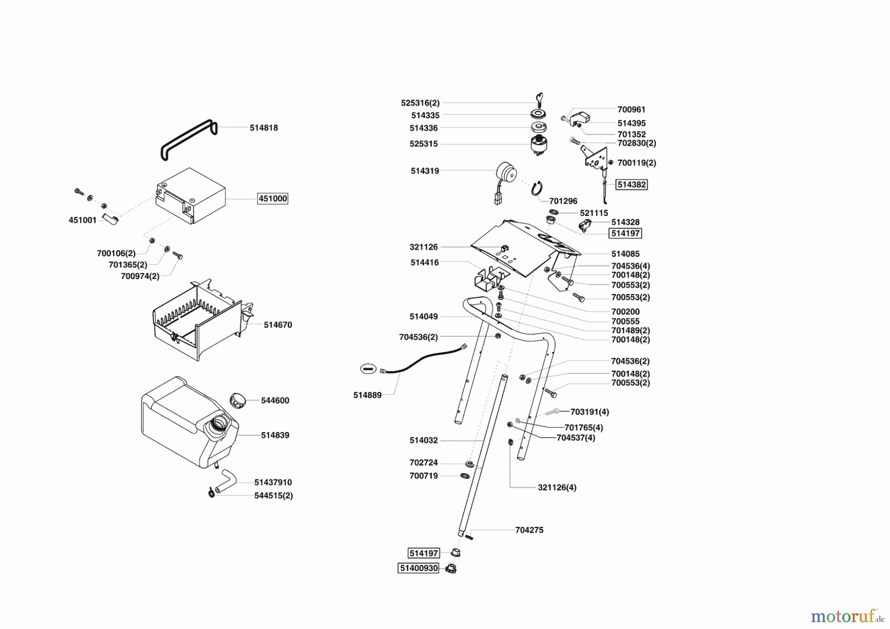  Powerline Gartentechnik Rasentraktor T 18-102 HD ab 10/2007 Seite 6