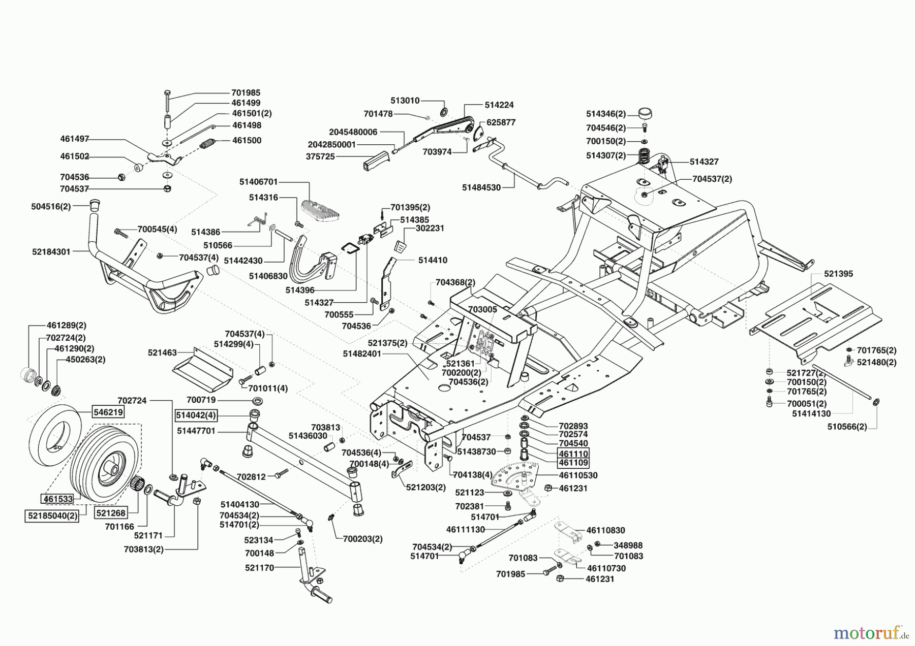  AL-KO Gartentechnik Rasentraktor RT 17-102 HD Hochfilzer  10/2007 Seite 2