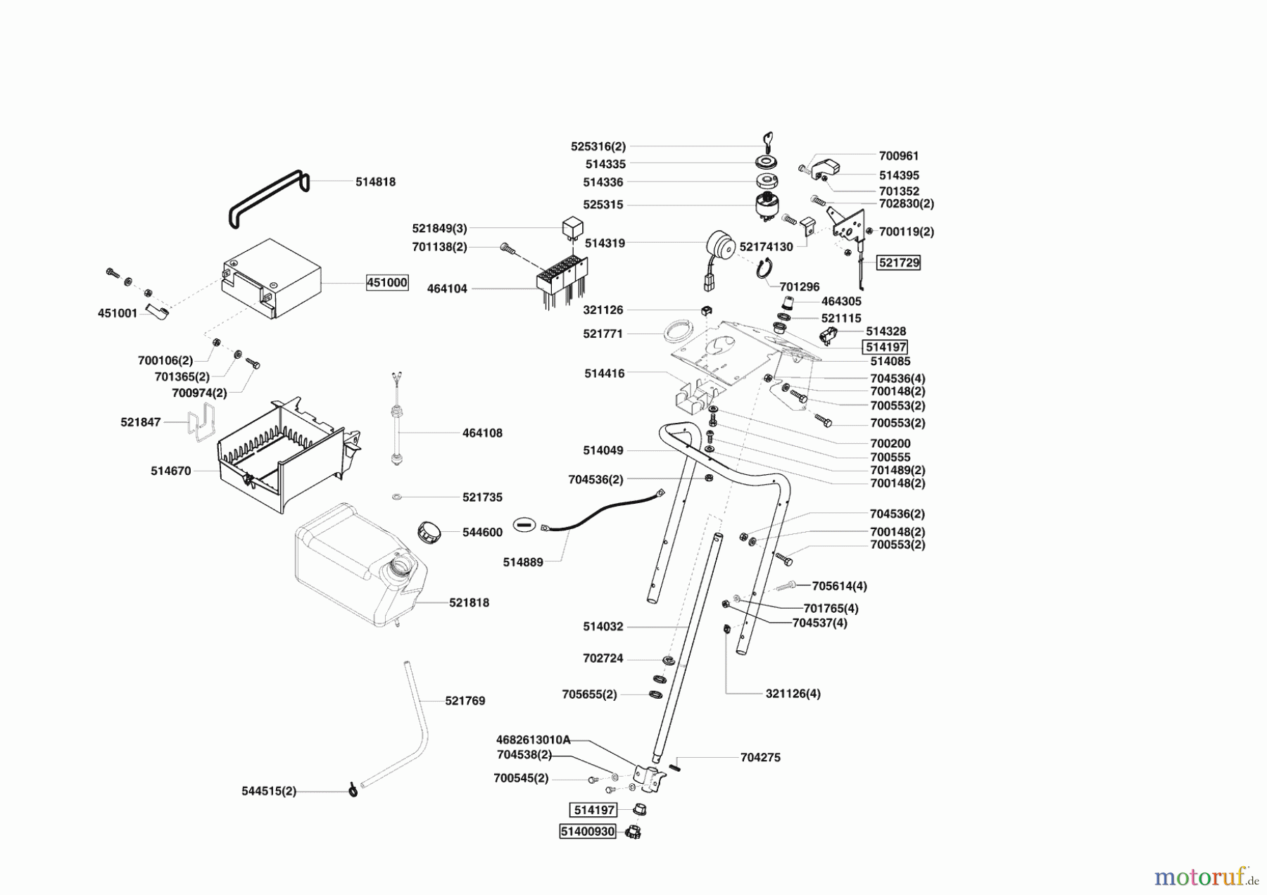  Powerline Gartentechnik Rasentraktor T20/102 HDE 11/2008 - 03/2009 Seite 6