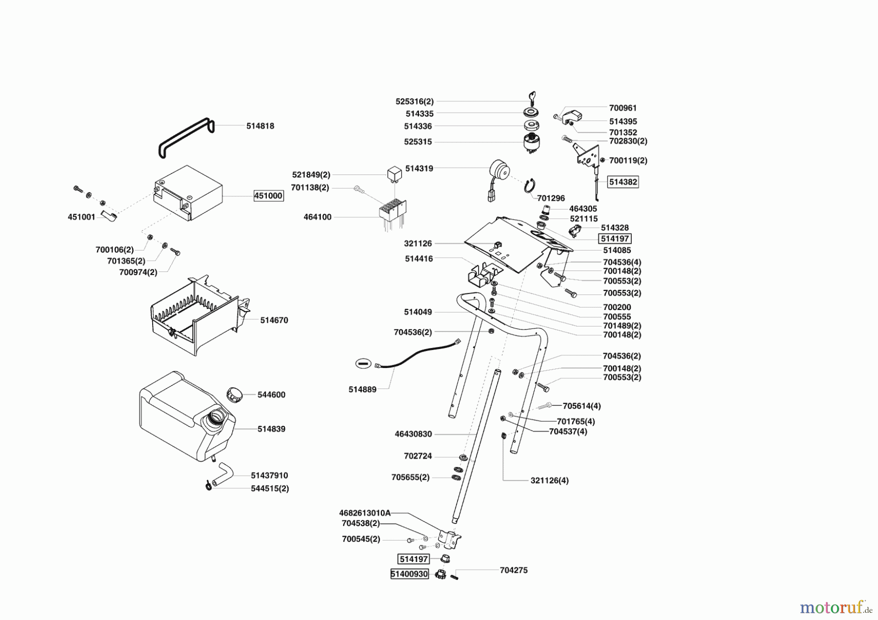  Powerline Gartentechnik Rasentraktor T 15-102 HD (F) ab 03/2009 Seite 8