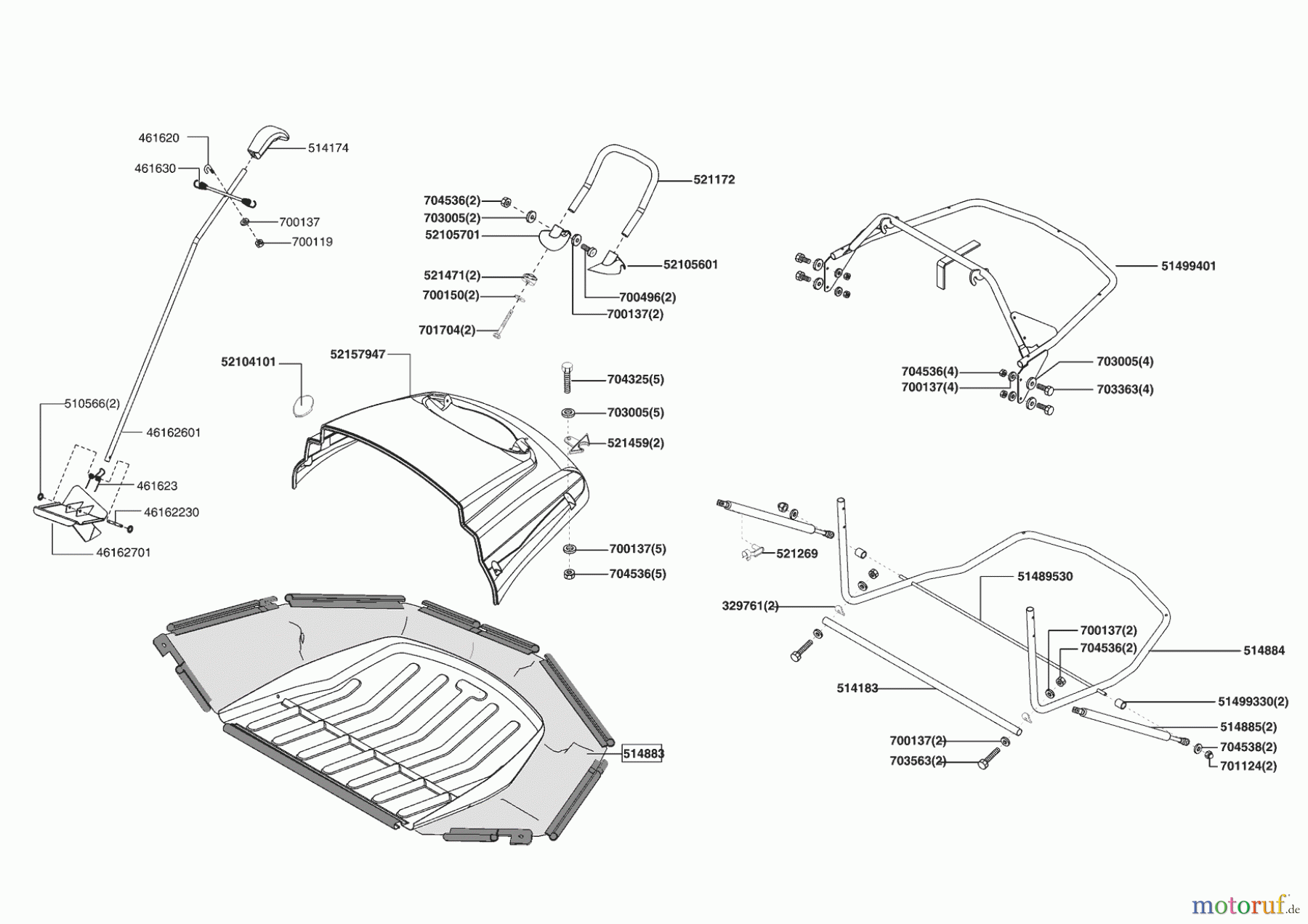  Brill Rasentraktor Crossover 102-15 H Seite 7