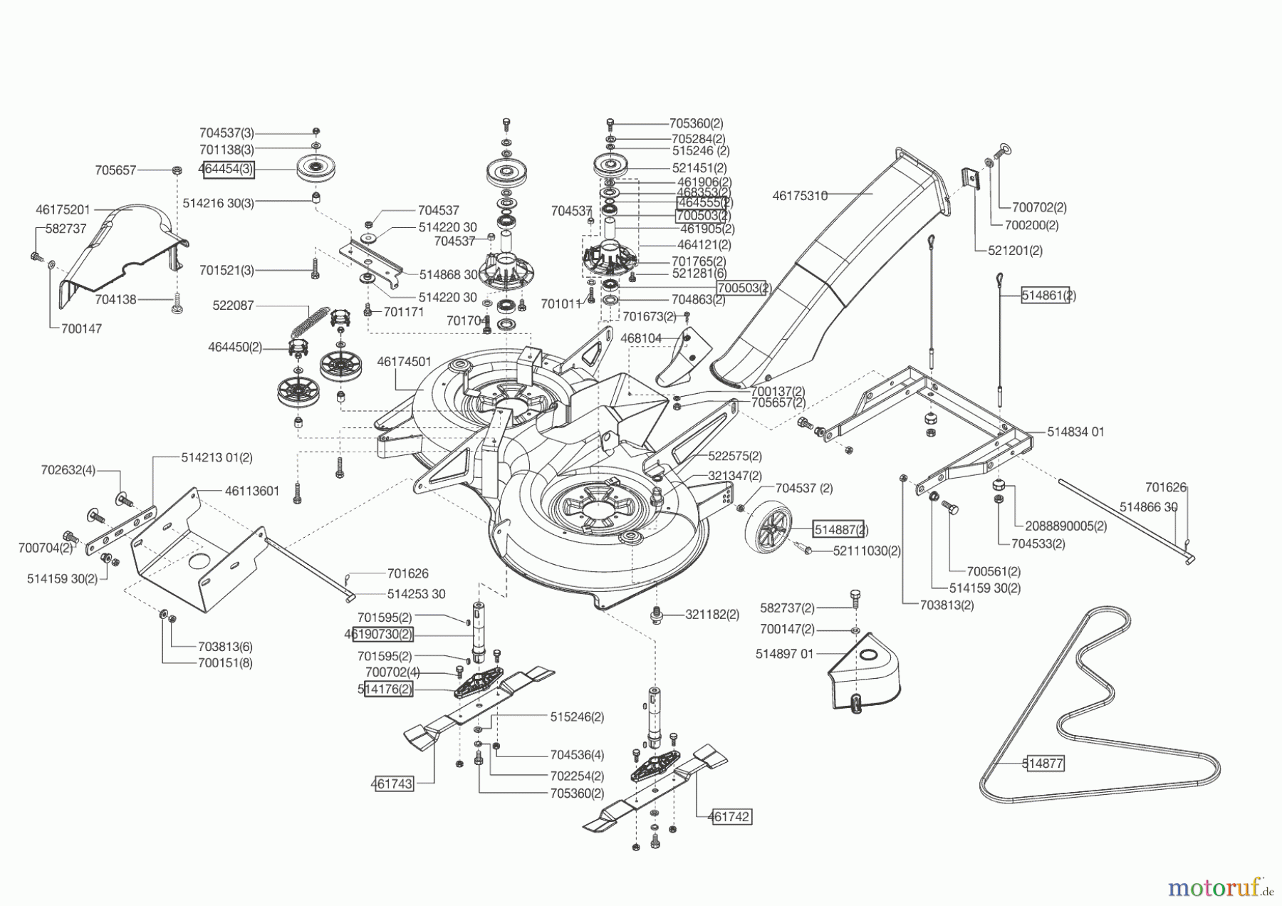  AL-KO Gartentechnik Rasentraktor Comfort T 954 HD-A  12/2013 - 03/2015 Seite 5