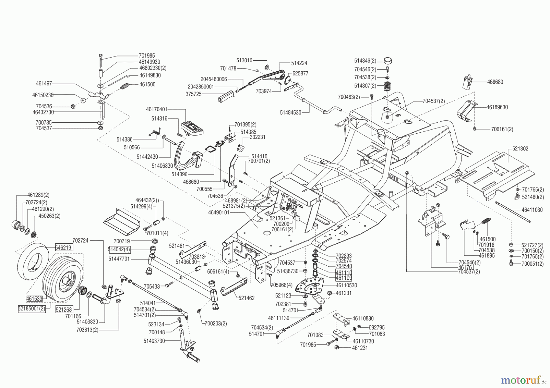  Solo by AL-KO Gartentechnik Rasentraktor T15-102.6 HD-A  ab 10/2016 Seite 2