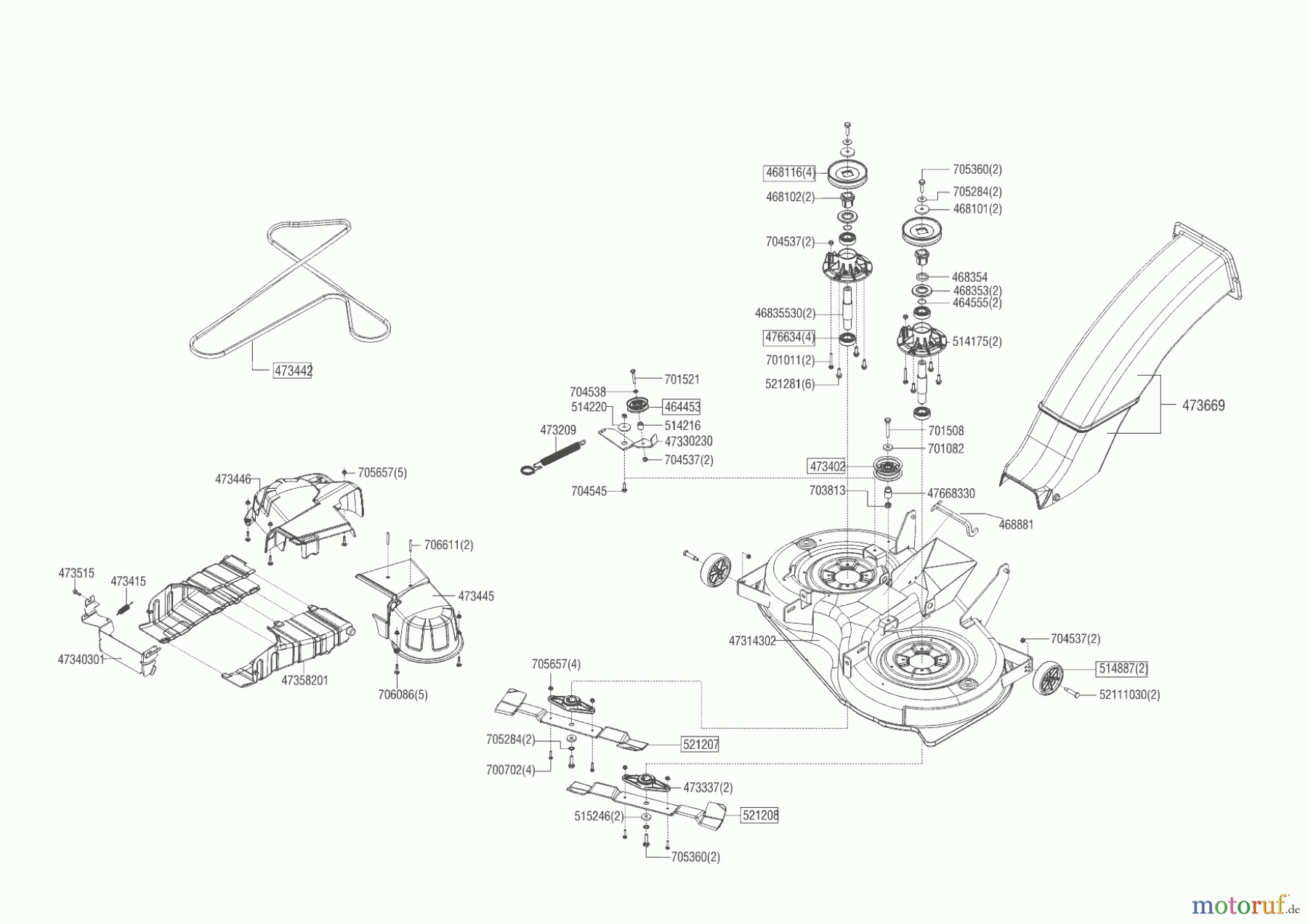  Solo by AL-KO Gartentechnik Rasentraktor T16-105.6 HD V2  10/2016 - 03/2018 Seite 6