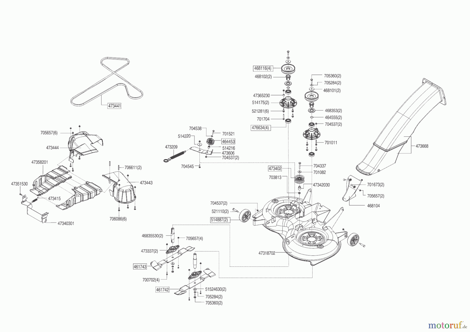  Solo by AL-KO Gartentechnik Rasentraktor T15-93.7 HD-A COMFORT  11/2017 - 04/2018 Seite 6