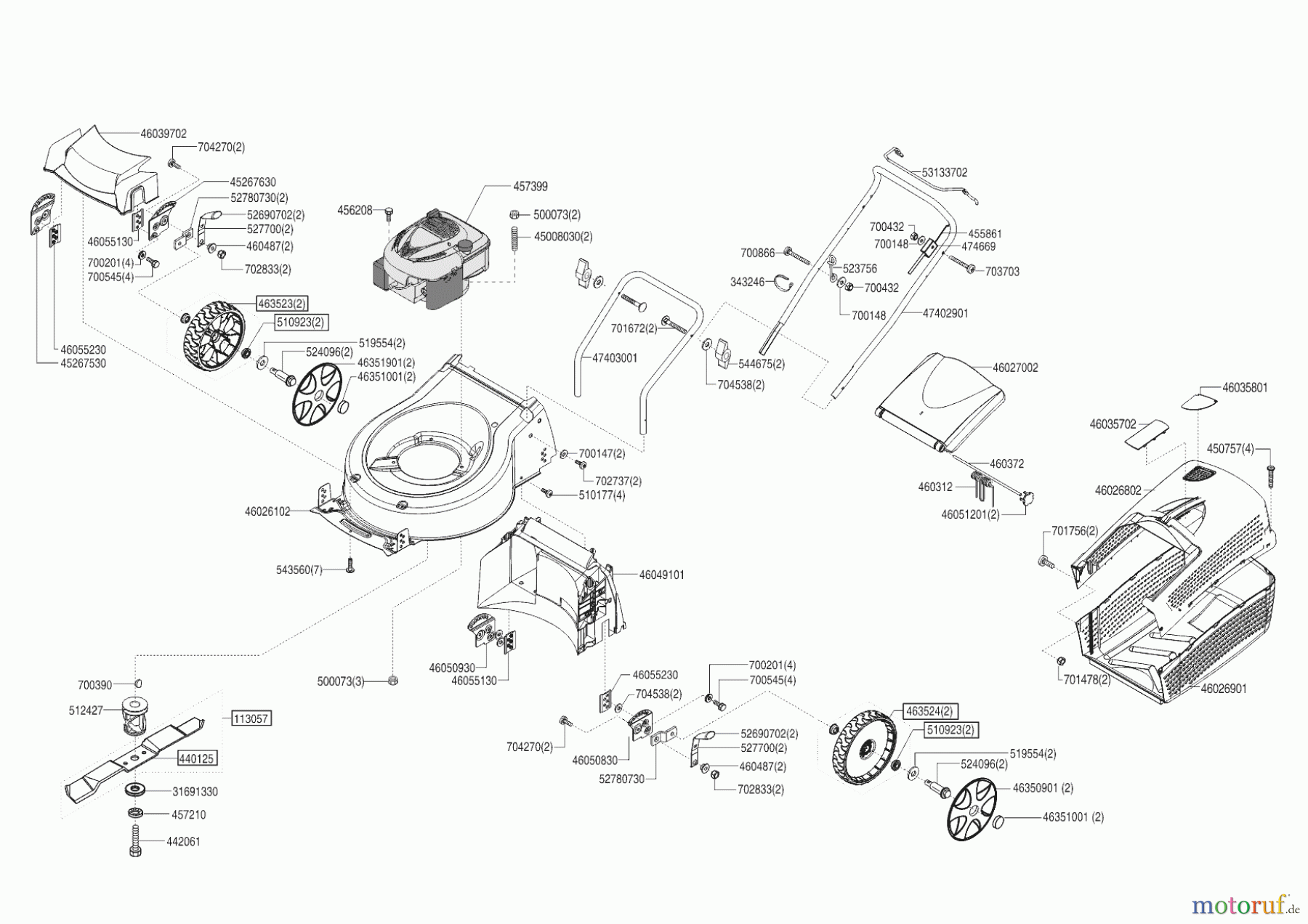  Solo by AL-KO Gartentechnik Benzinrasenmäher 4718 P-A   11/2017 - 03/2018 Seite 1