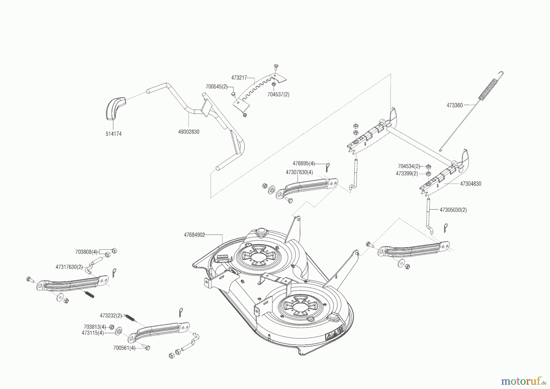  Solo by AL-KO Gartentechnik Rasentraktor T22-111.7 HDS-A V2 COMFORT   ab 04/2018 Seite 5