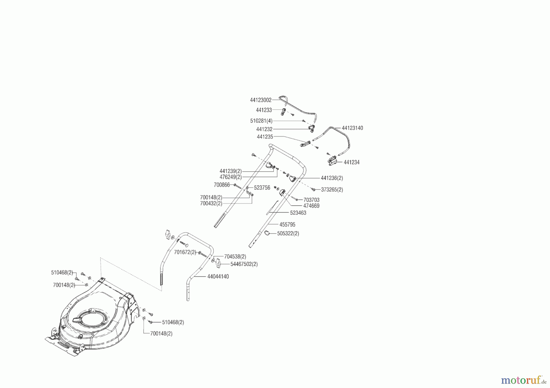  AL-KO Gartentechnik Benzinrasenmäher 527 SP HIGHLINE  ab 02/2020 Seite 2