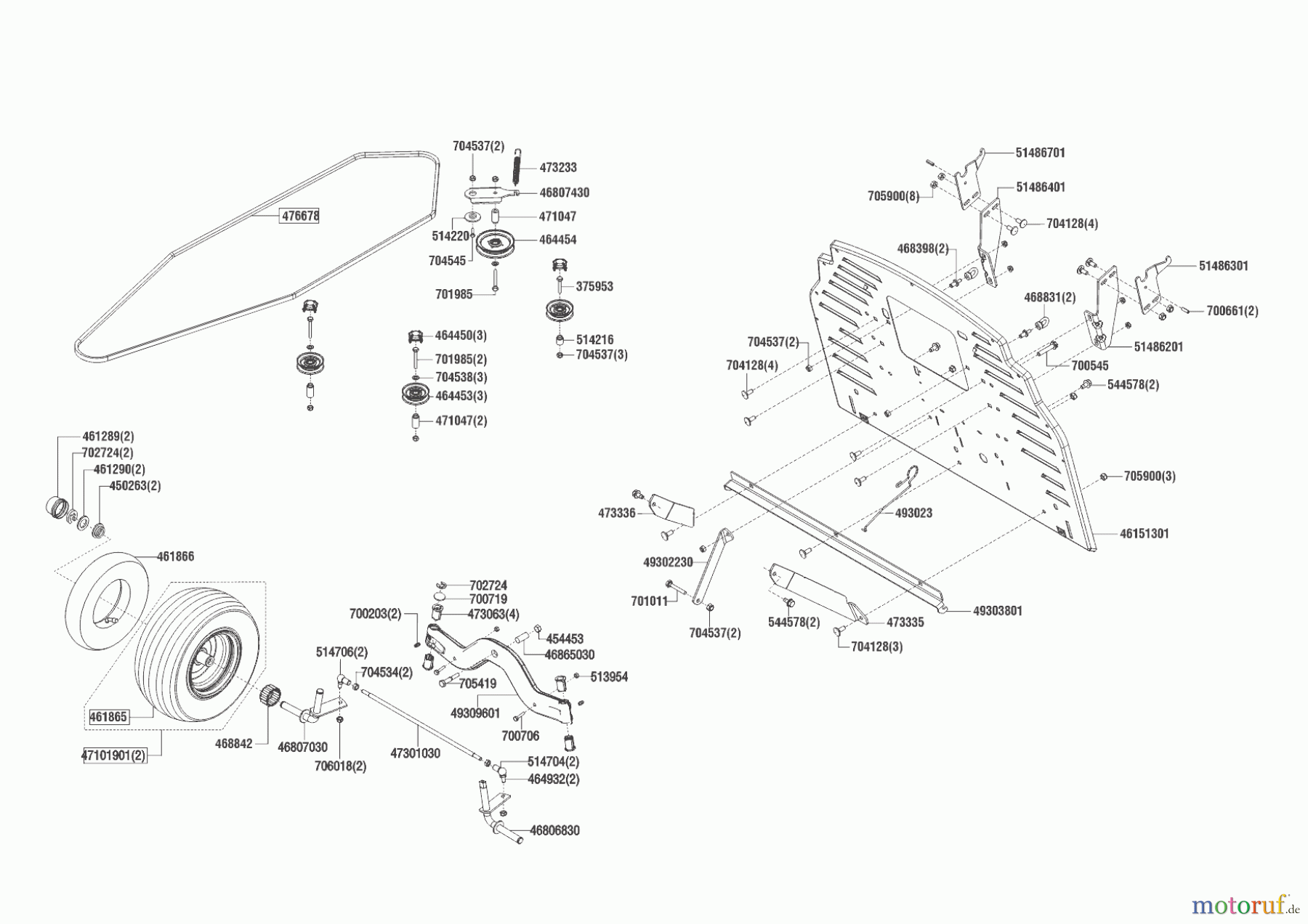  AL-KO Gartentechnik Rasentraktor TRAKTOR 15-93.2 HD-A EASY  08/2021 Seite 3