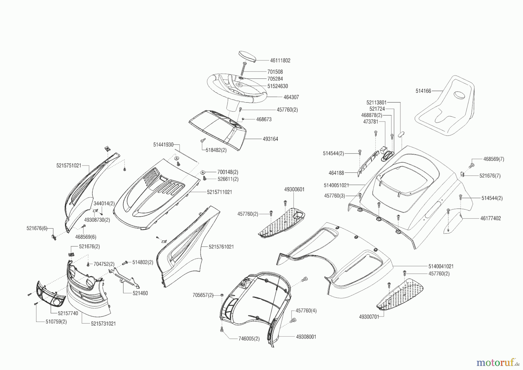  AL-KO Gartentechnik Rasentraktor TRAKTOR 18-103.2 HD COMFORT  09/2021 - 11/2022 Seite 1