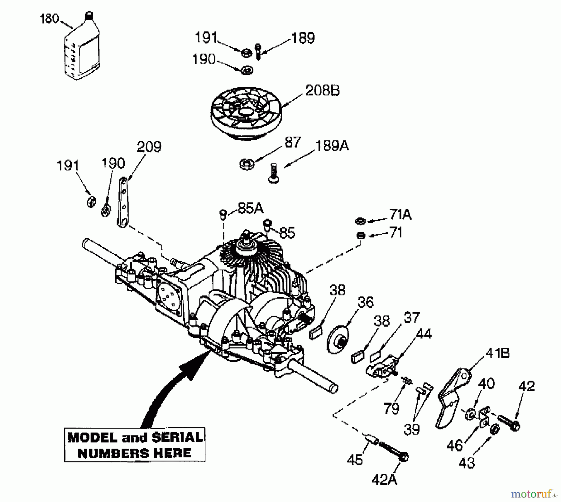 Husqvarna Hydrostatic Transmission Diagram