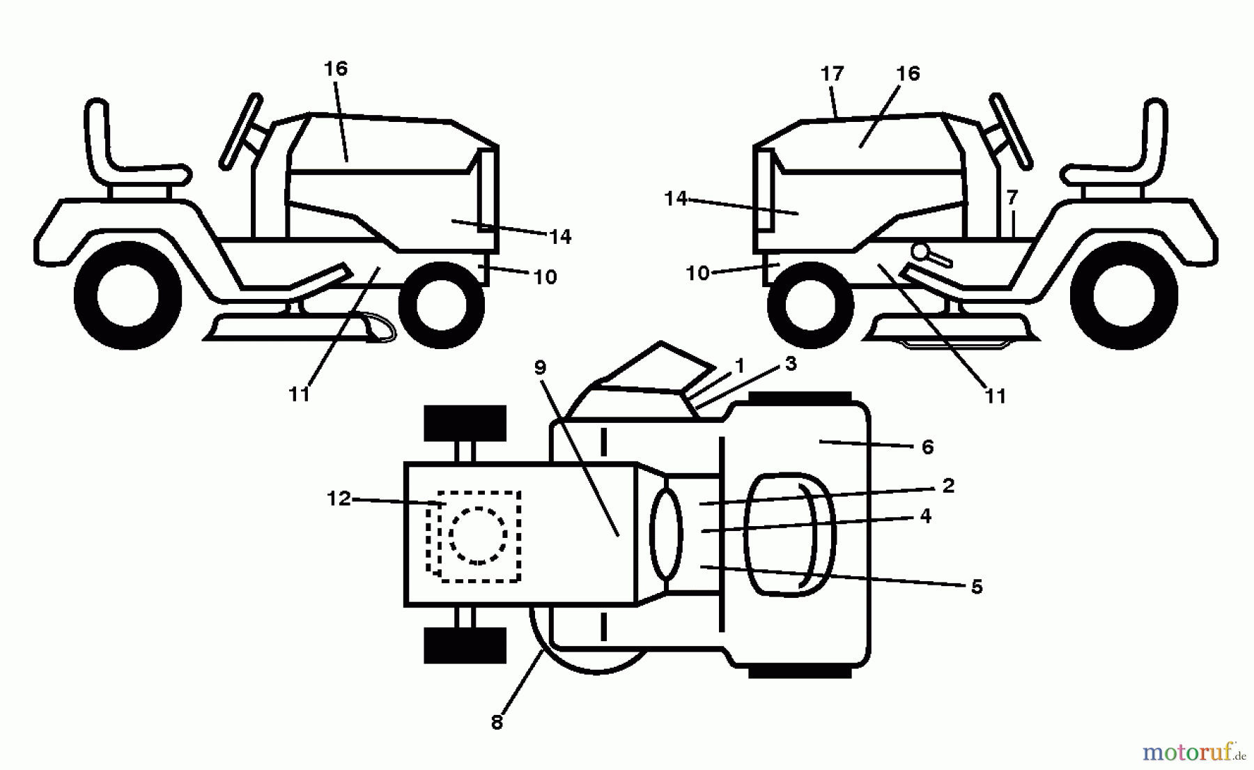  Husqvarna Rasen und Garten Traktoren YTH 184T (96041030700) - Husqvarna Yard Tractor (2012-09 & After) DECALS