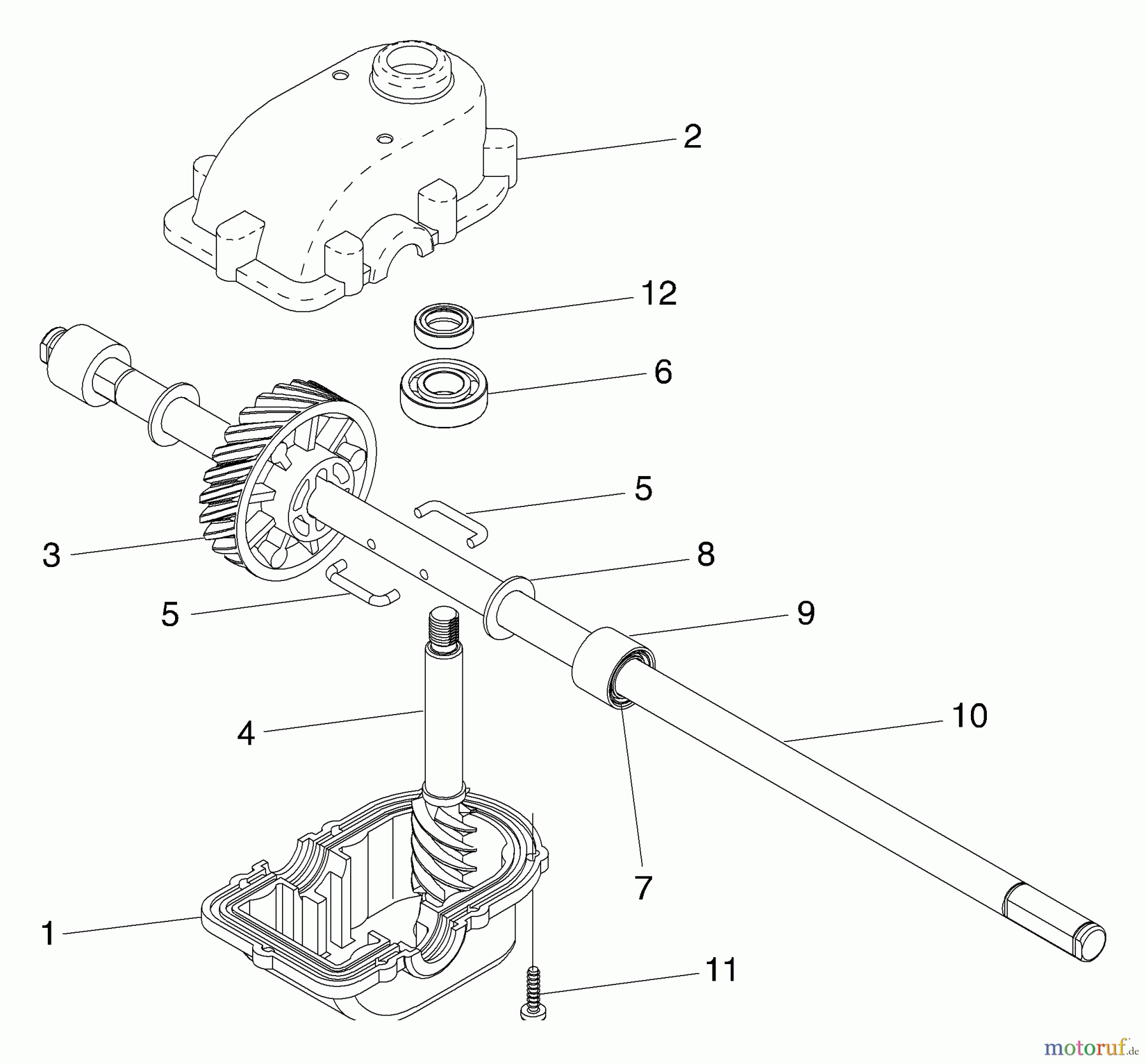 Husqvarna Rasenmäher 55B21 HVC (954223227) - Husqvarna Walk-Behind Mower (2004-03 & After) Gear Case Assembly - Part Number 530 18 82-94