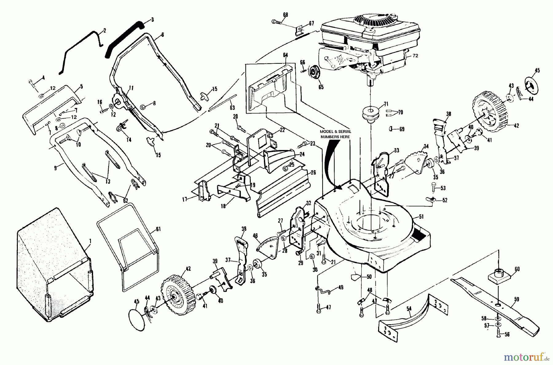  Husqvarna Rasenmäher 56 SFEB (954050901) - Husqvarna Walk-Behind Mower (1999-12 & After) 22