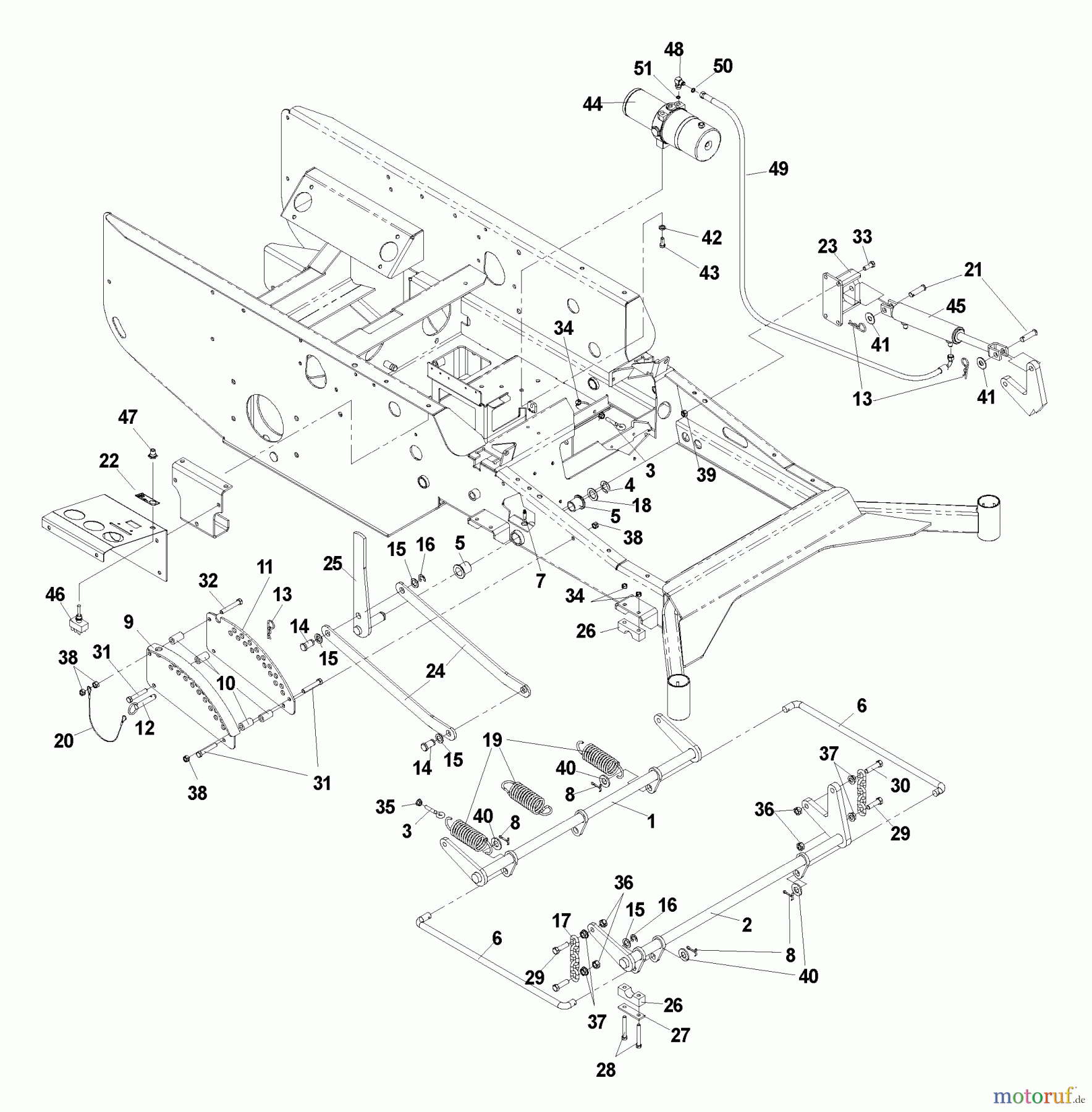 Husqvarna Nullwendekreismäher, Zero-Turn BZ 7234 D (968999264) - Husqvarna Zero-Turn Mower (2005-01 to 2005-07) Deck Lift (Power)