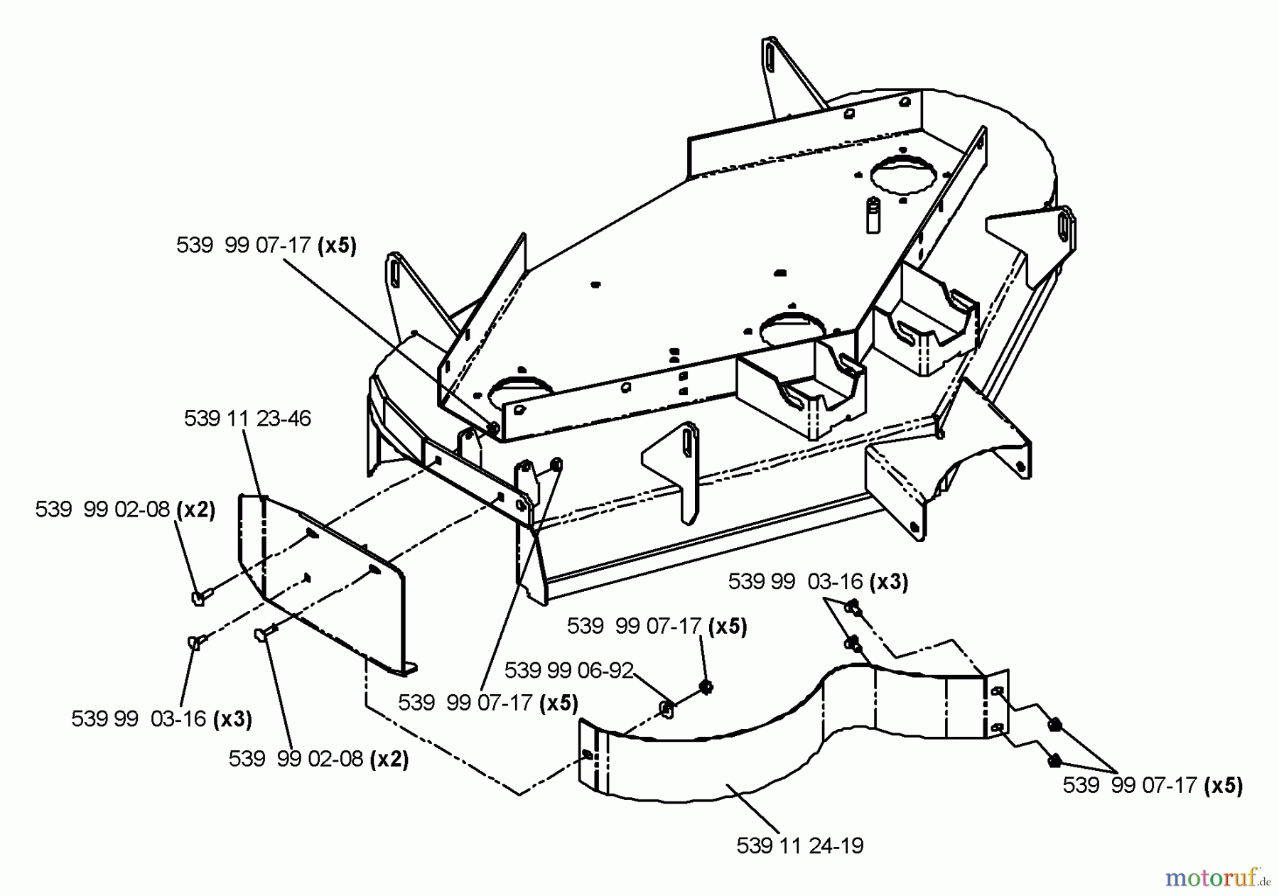  Husqvarna Nullwendekreismäher, Zero-Turn EZ 4216 HO (968999290) - Husqvarna Zero-Turn Mower (2006-02 & After) Accessory Mulch Kit 42