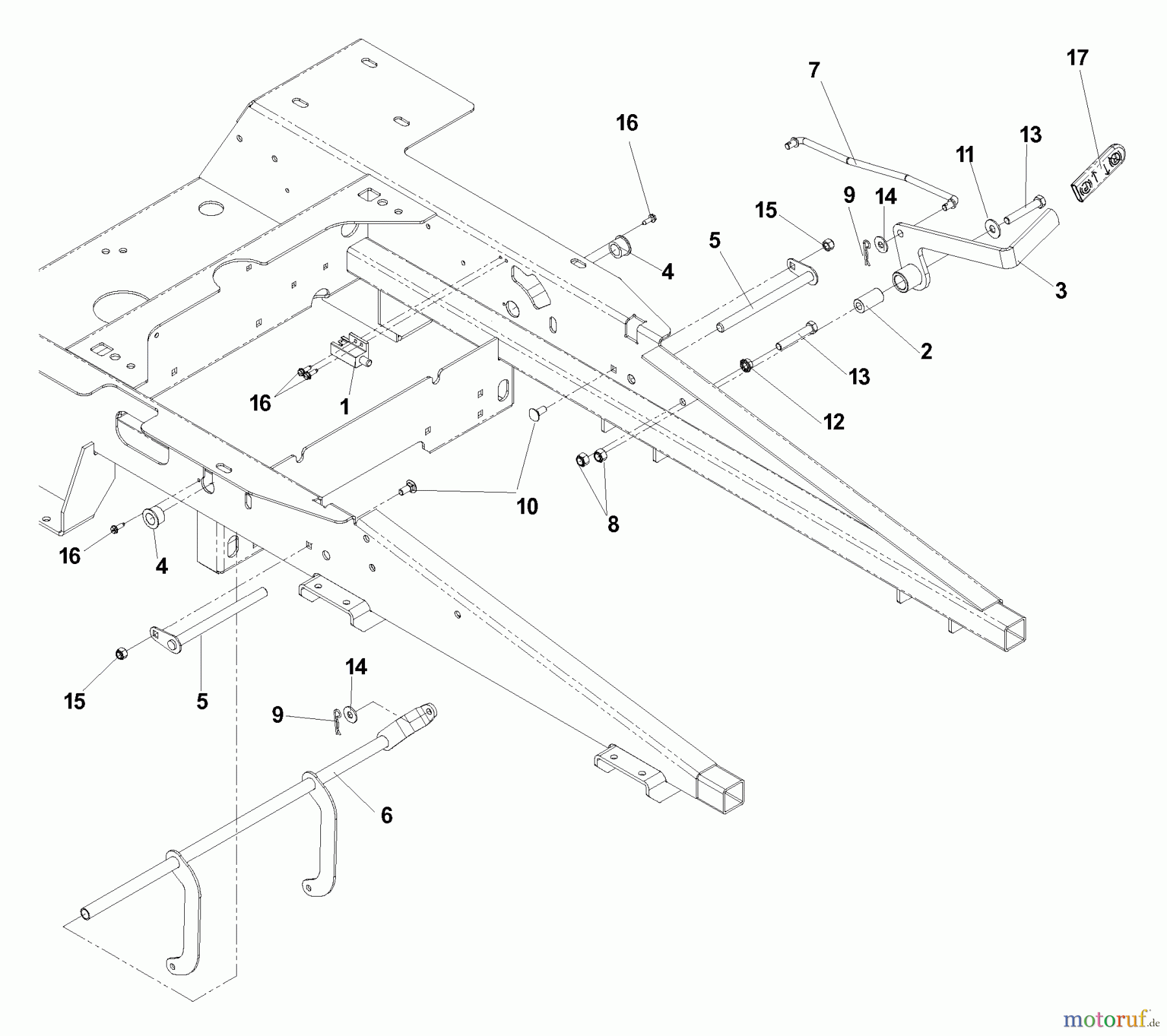  Husqvarna Nullwendekreismäher, Zero-Turn EZ 5221 KAA (968999292) - Husqvarna Zero-Turn Mower (2006-06 & After) Park Brake