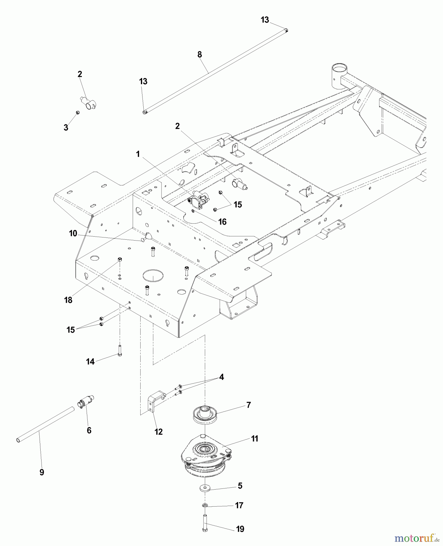  Husqvarna Nullwendekreismäher, Zero-Turn EZ 5426 BI (968999514) - Husqvarna Zero-Turn Mower (2006-06 & After) Briggs & Stratton Engine Assembly