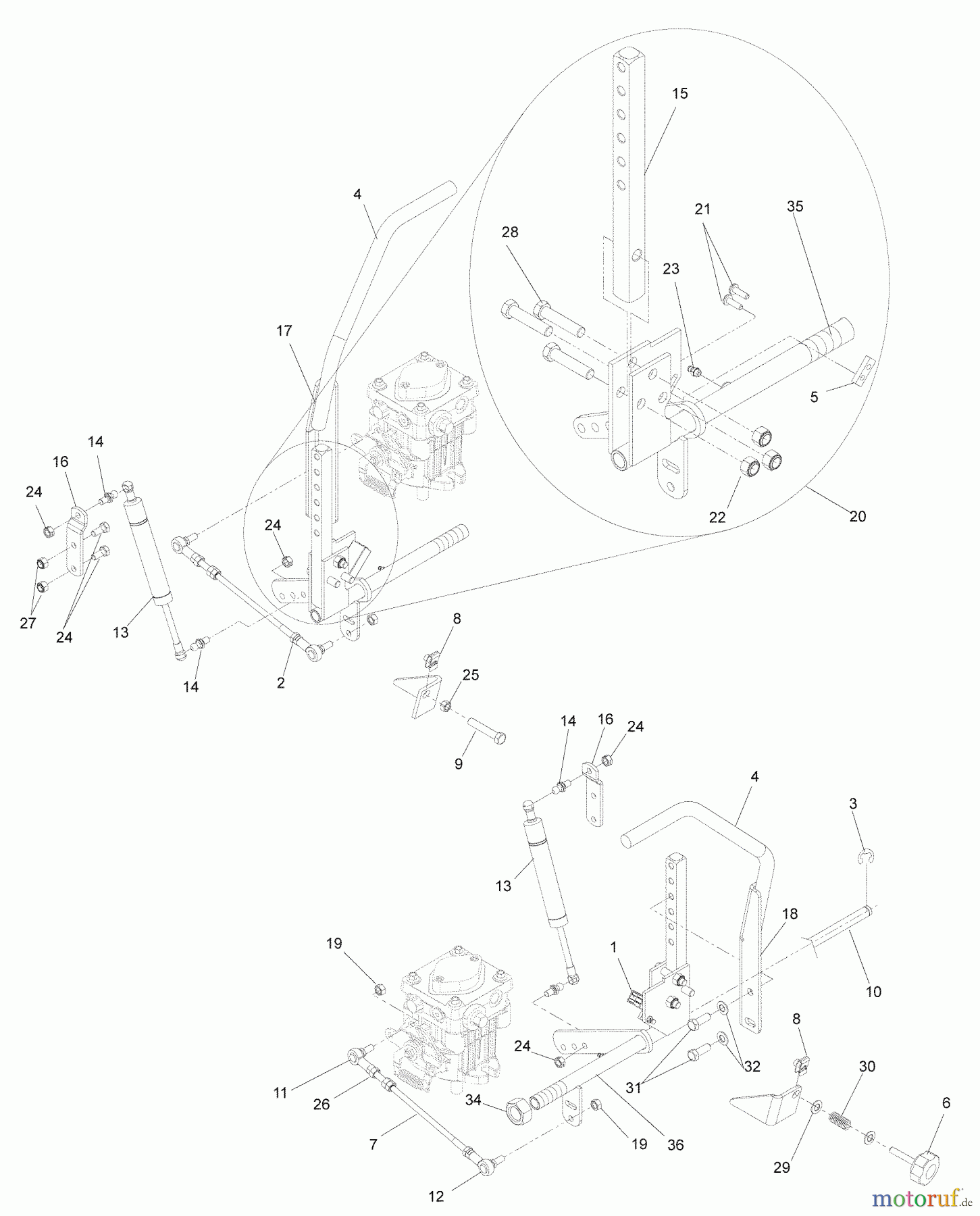 Husqvarna Nullwendekreismäher, Zero-Turn iZ 4217 (968999703) - Husqvarna Zero-Turn Mower (2008-12 & After) Steering
