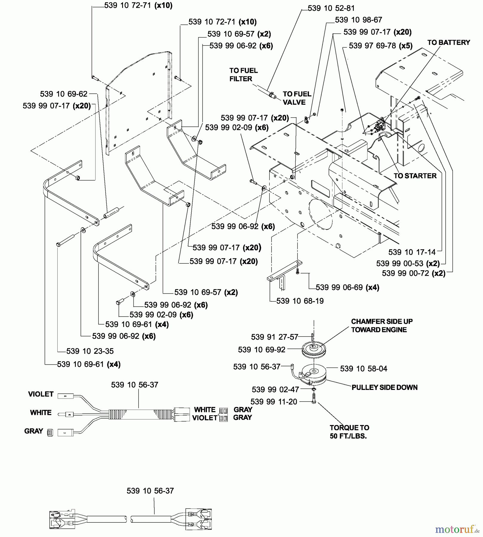 Husqvarna Nullwendekreismäher, Zero-Turn iZ 4217 TSKAA (968999254) - Husqvarna Zero-Turn Mower (2005-12 to 2006-07) Engine Kawasaki 17 & 19hp