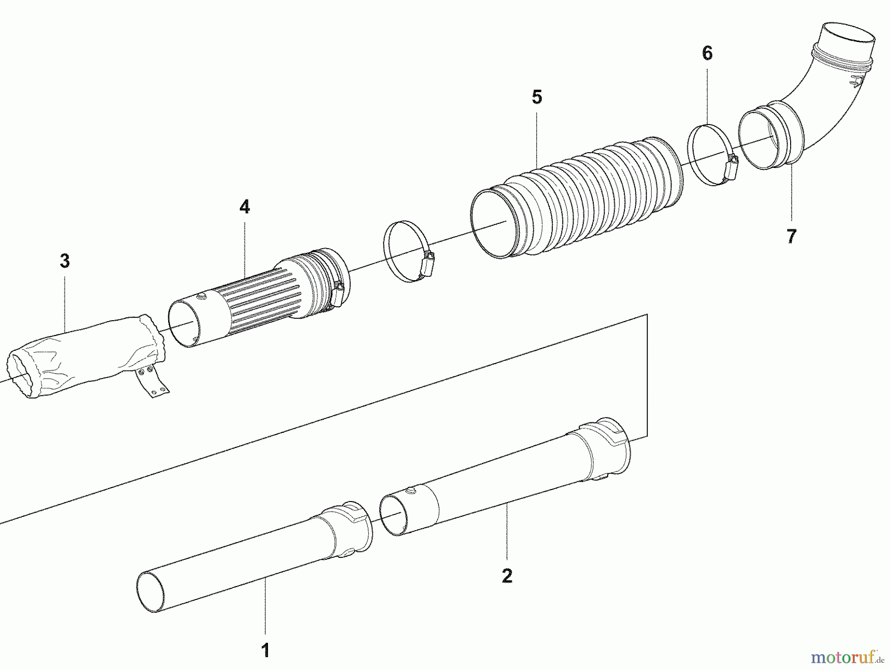 Husqvarna Bläser / Sauger / Häcksler / Mulchgeräte 356 BT X-Series - Husqvarna Backpack Blower (2009-07 & After) Blower Tubes