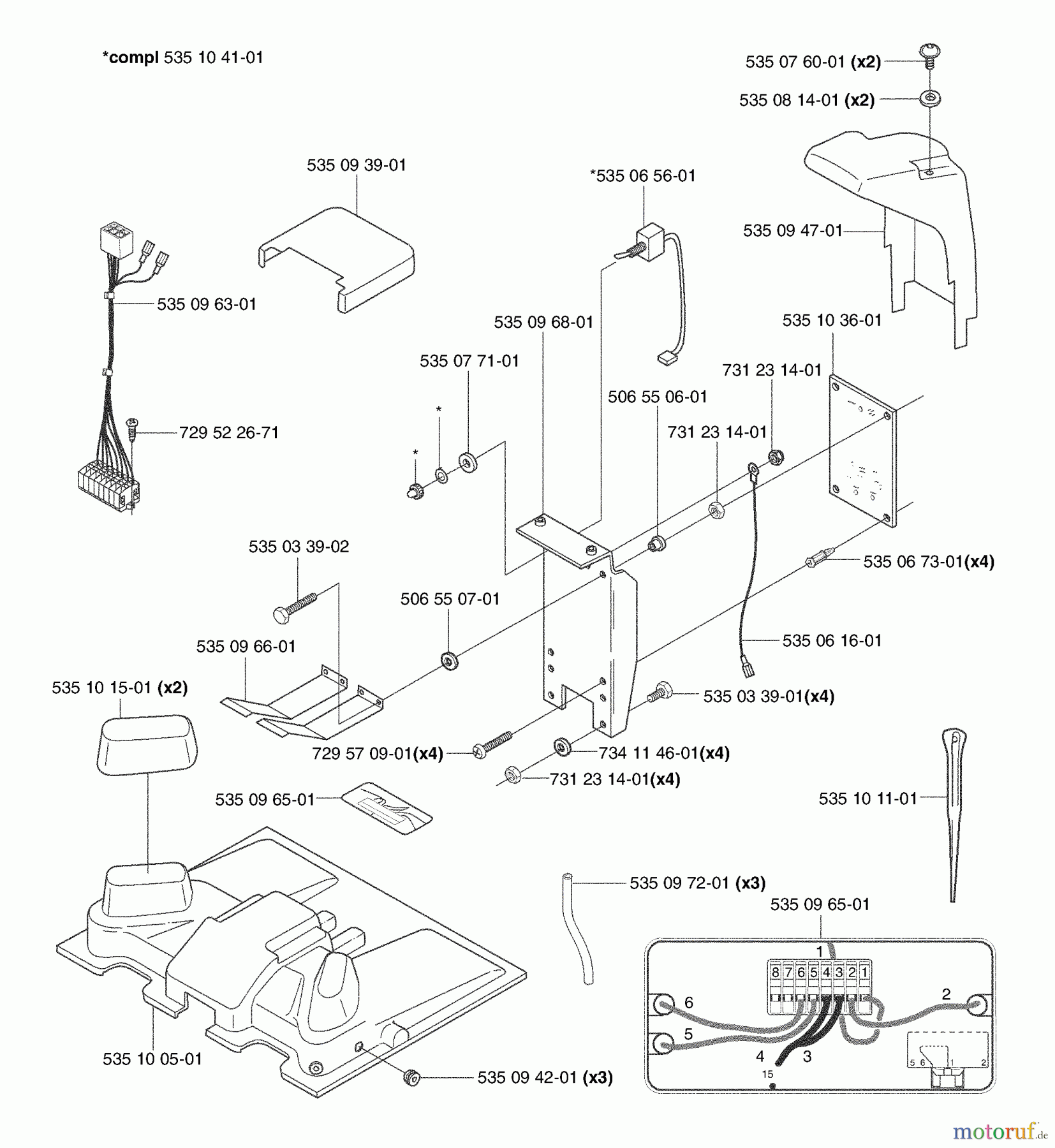  Husqvarna Automower, Mähroboter Husqvarna Auto Mower (2003-01 to 2003-03) Charging Station