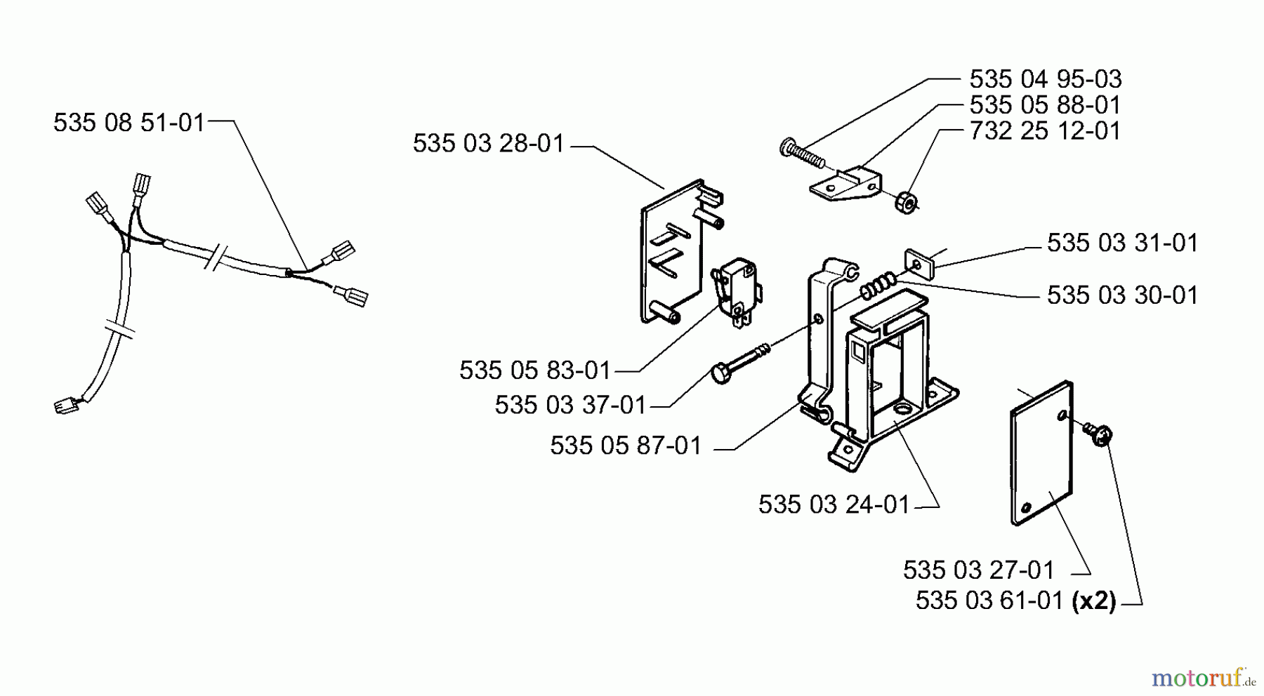  Husqvarna Automower, Mähroboter Husqvarna Solar Auto Mower (2001-01 to 2002-01) Collision Sensor