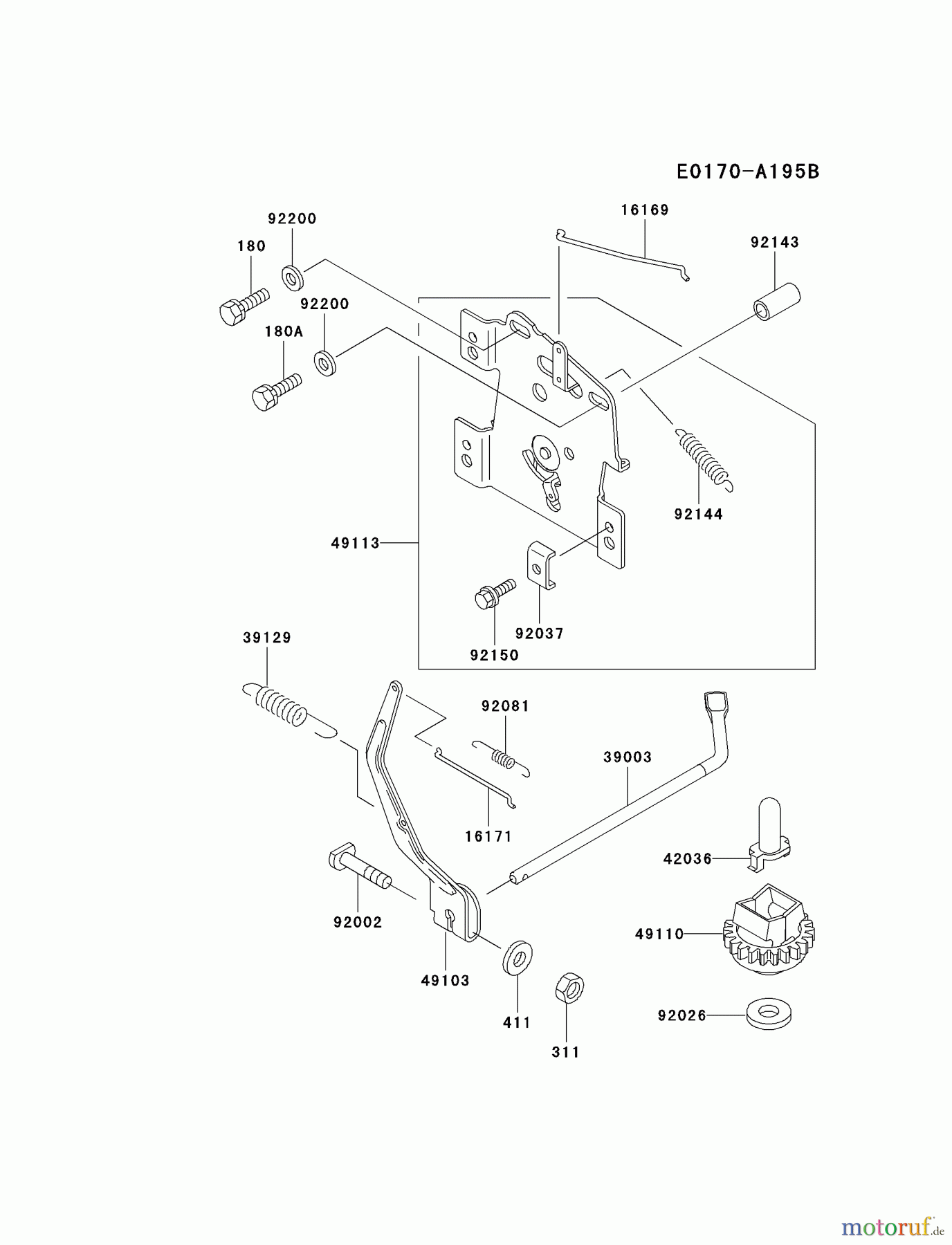 Kawasaki Motoren Motoren Vertikal FA210V - AS02 bis FH641V - DS24 FD590V-CS06 - Kawasaki FD590V 4-Stroke Engine CONTROL-EQUIPMENT