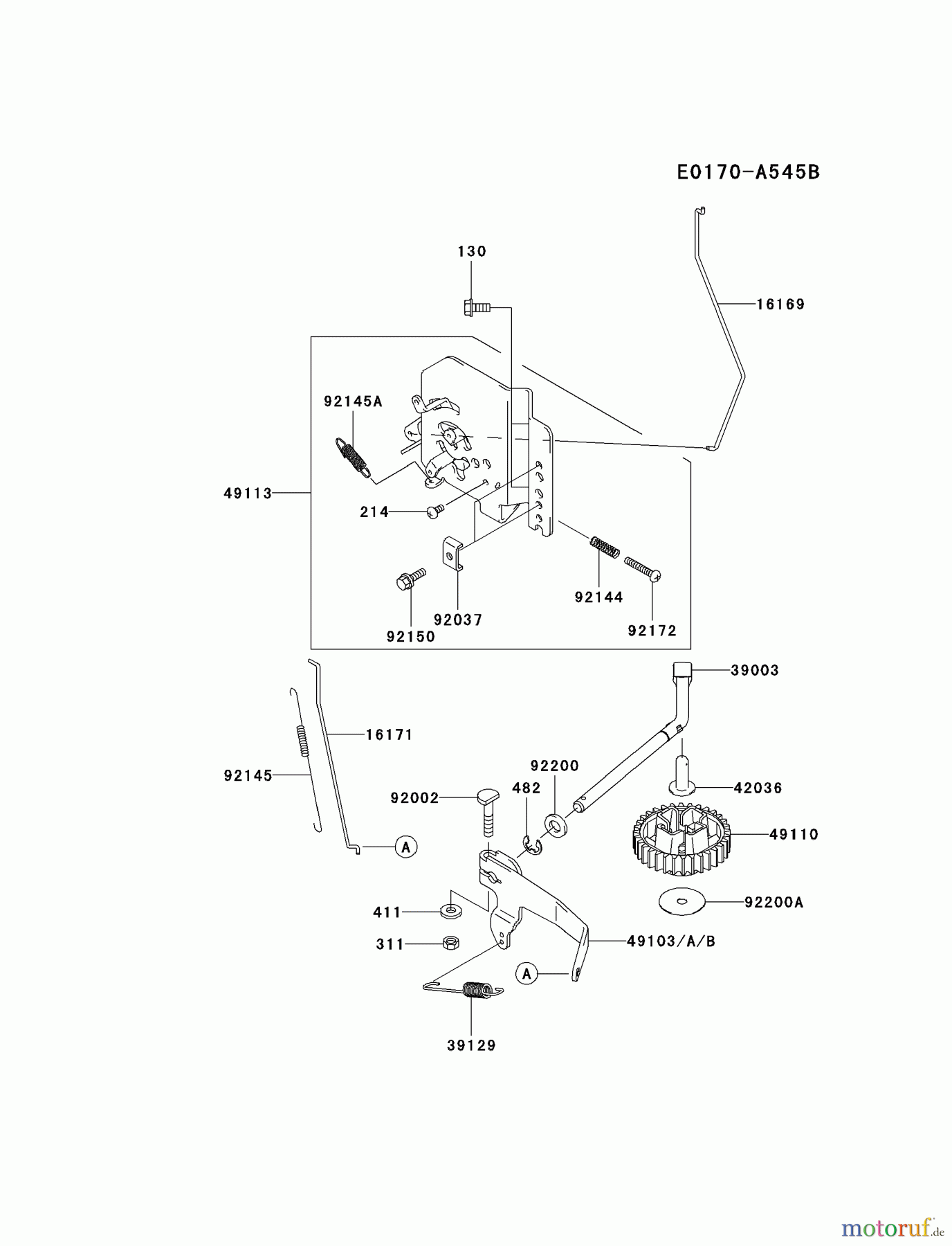 Kawasaki Motoren Motoren Vertikal FA210V - AS02 bis FH641V - DS24 FD731V-CS05 - Kawasaki FD731V 4-Stroke Engine CONTROL-EQUIPMENT