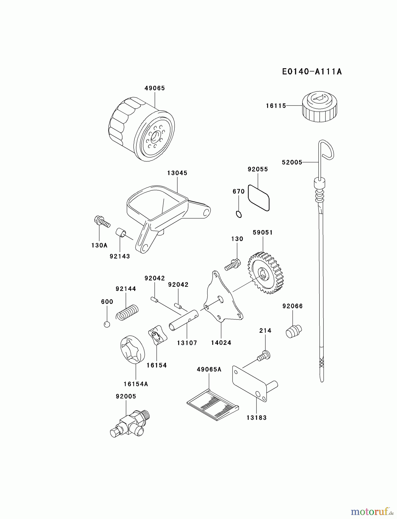  Kawasaki Motoren Motoren, Horizontal FD620D-CS21 - Kawasaki FD620D 4-Stroke Engine LUBRICATION-EQUIPMENT