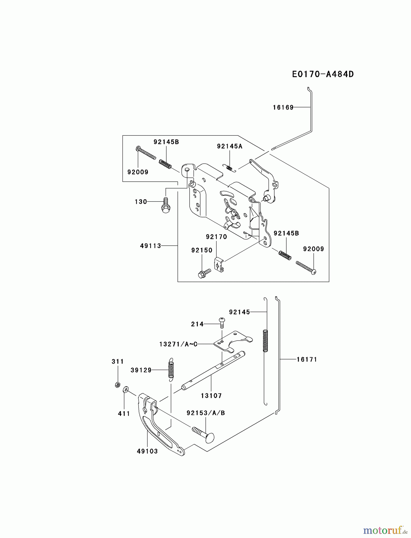 Kawasaki Motoren Motoren Vertikal FA210V - AS02 bis FH641V - DS24 FH541V-CS27 - Kawasaki FH541V 4-Stroke Engine CONTROL-EQUIPMENT