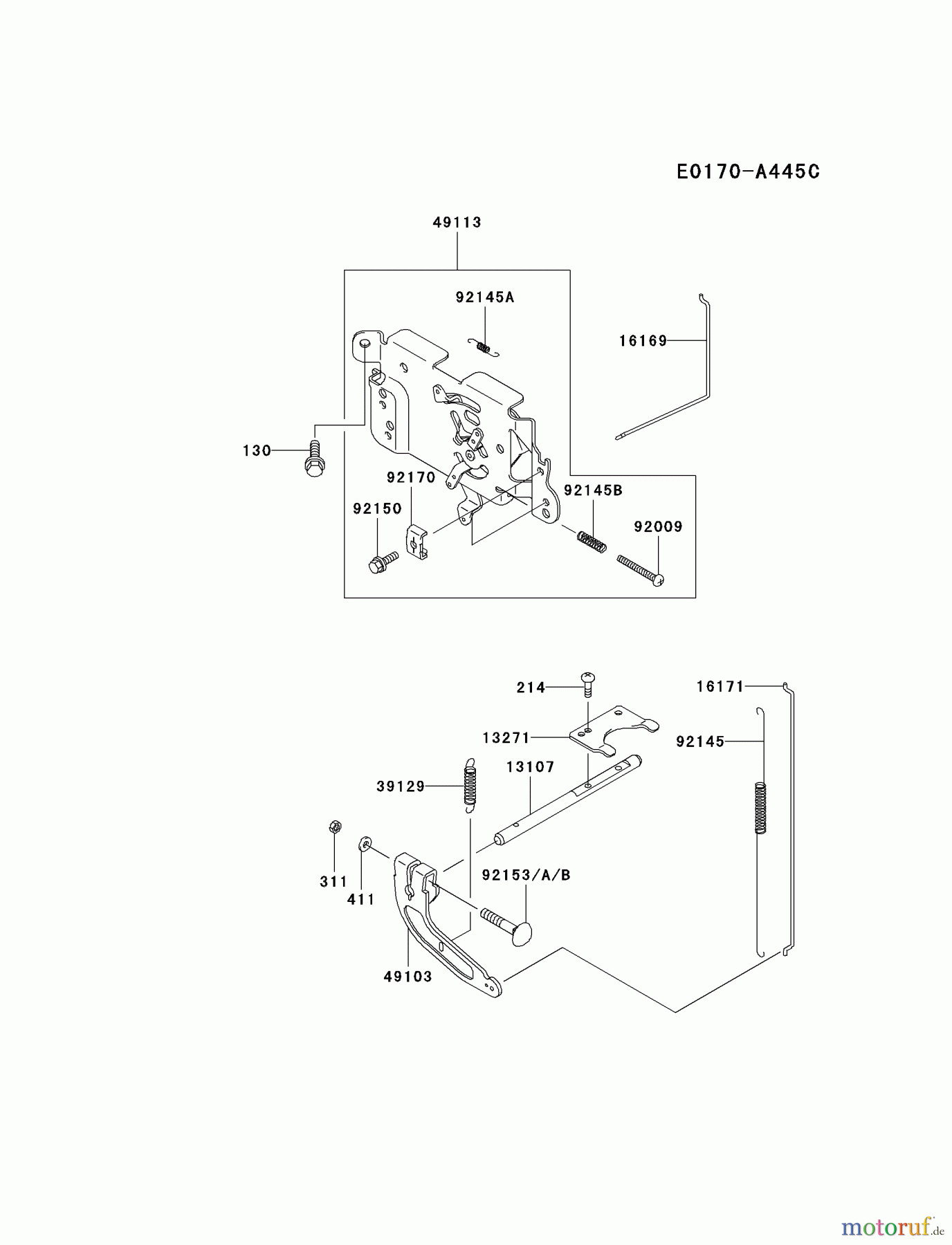 Kawasaki Motoren Motoren Vertikal FA210V - AS02 bis FH641V - DS24 FH541V-BS26 - Kawasaki FH541V 4-Stroke Engine CONTROL-EQUIPMENT