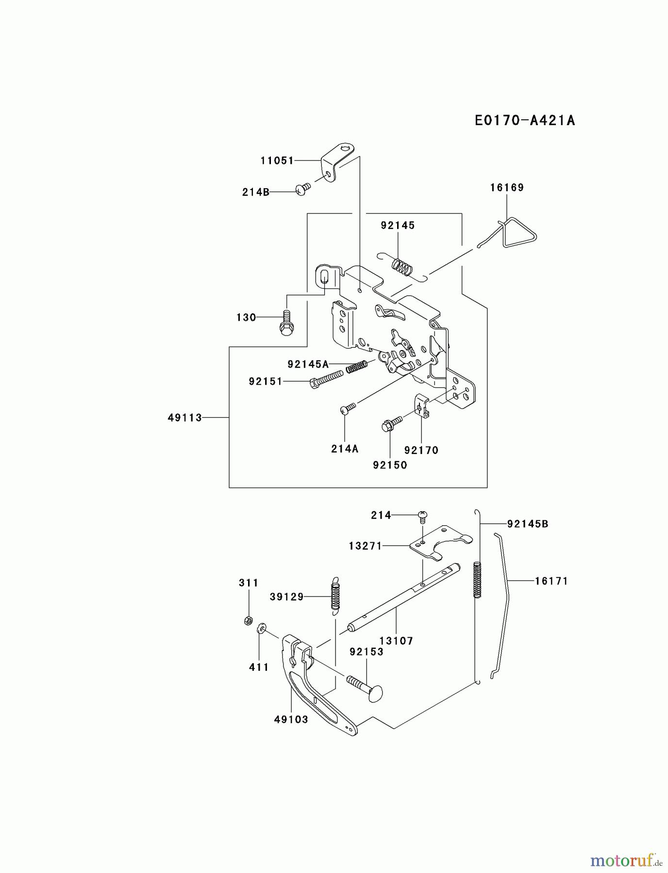 Kawasaki Motoren Motoren Vertikal FA210V - AS02 bis FH641V - DS24 FH601V-AS21 - Kawasaki FH601V 4-Stroke Engine CONTROL-EQUIPMENT
