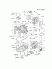 Kawasaki Motoren FA210V - AS02 bis FH641V - DS24 FH601V-FS29 - Kawasaki FH601V 4-Stroke Engine Ersatzteile CYLINDER/CRANKCASE