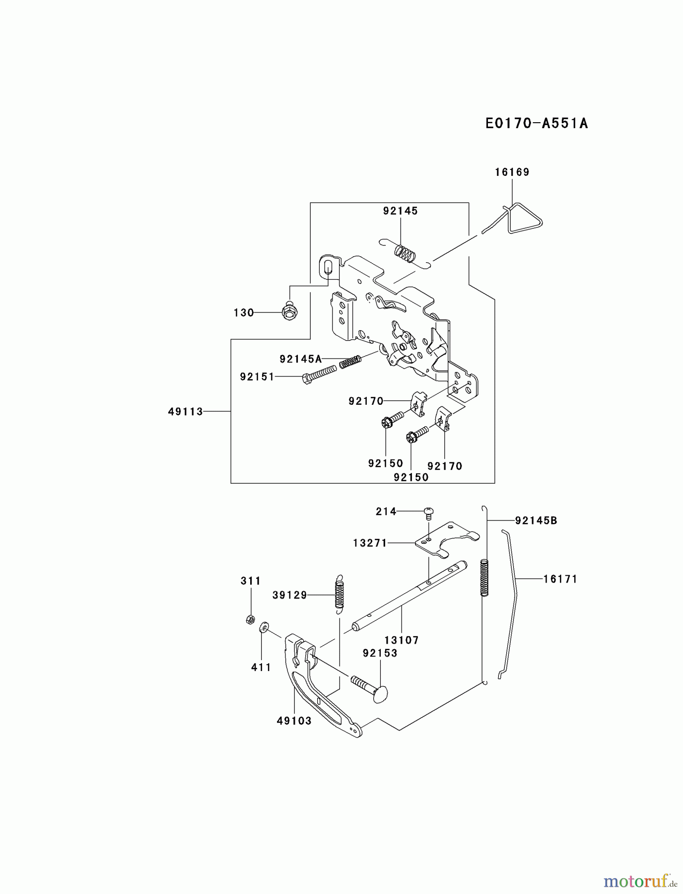 Kawasaki Motoren Motoren Vertikal FA210V - AS02 bis FH641V - DS24 FH601V-HS06 - Kawasaki FH601V 4-Stroke Engine CONTROL-EQUIPMENT