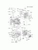 Kawasaki Motoren FH641V - DS25 bis FS481V - BS13 FH680V-AS24 - Kawasaki FH680V 4-Stroke Engine Ersatzteile CYLINDER/CRANKCASE