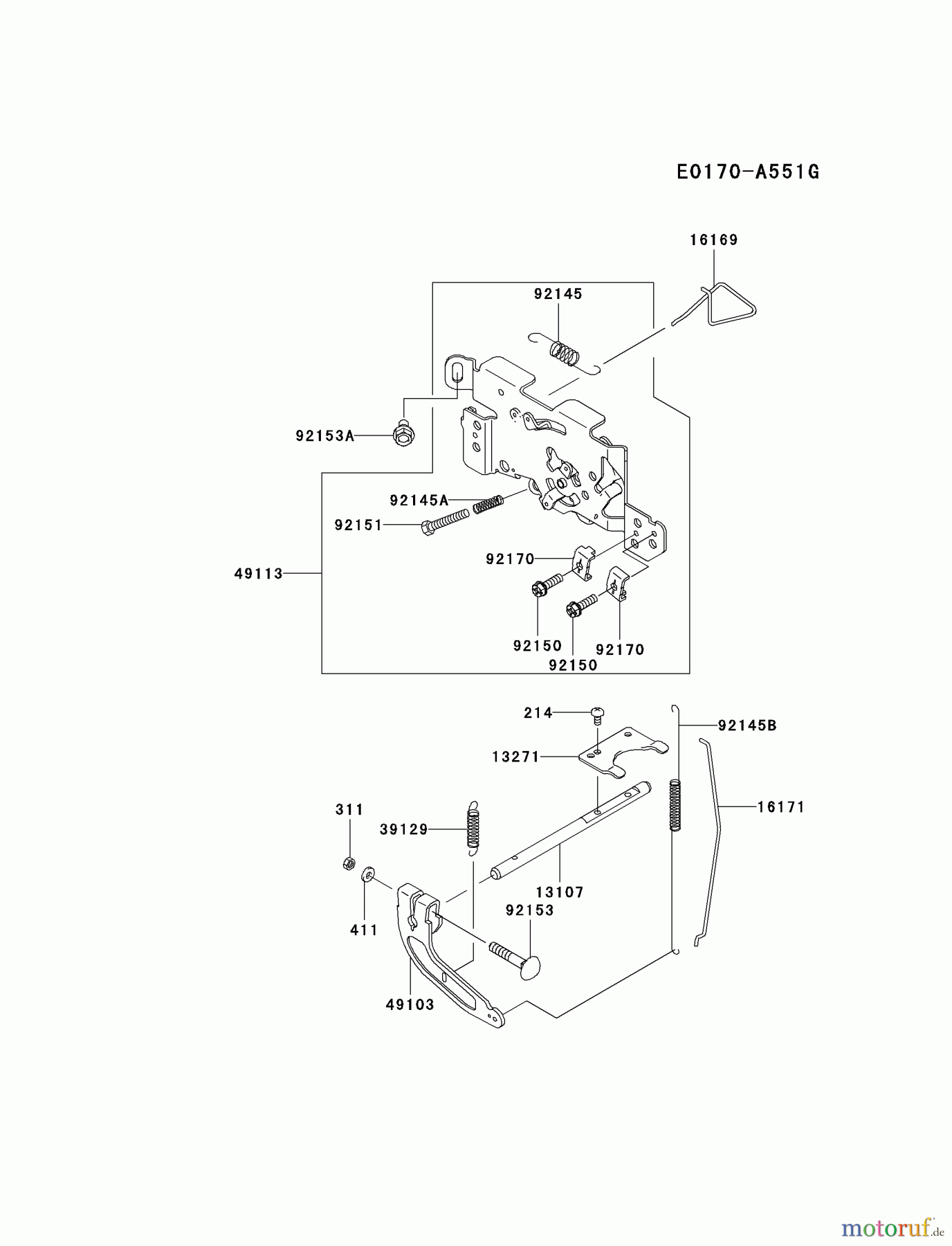 Kawasaki Motoren Motoren Vertikal FA210V - AS02 bis FH641V - DS24 FH641V-CW05 - Kawasaki FH641V 4-Stroke Engine CONTROL-EQUIPMENT