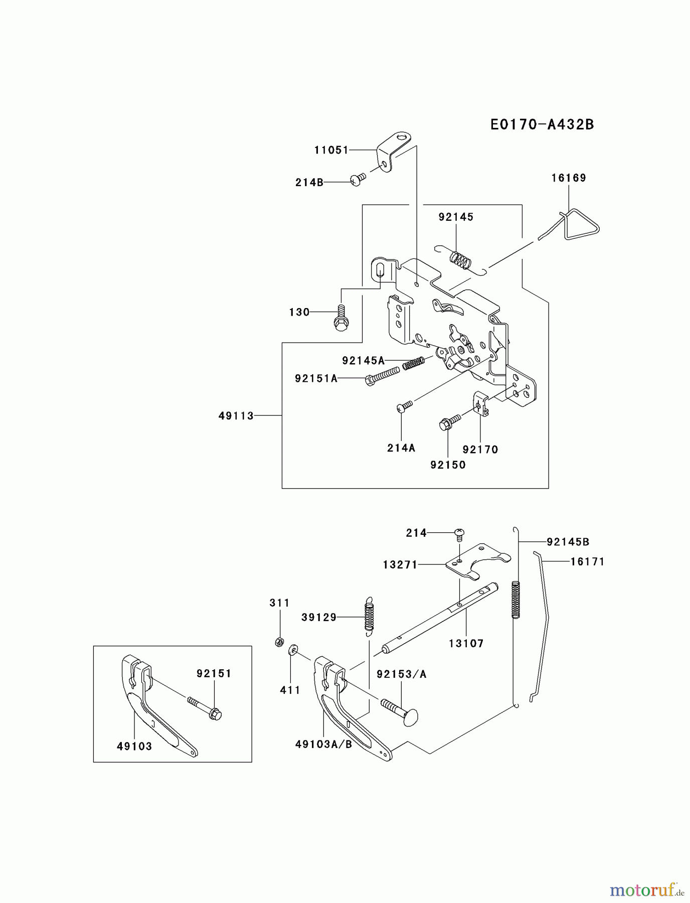 Kawasaki Motoren Motoren Vertikal FA210V - AS02 bis FH641V - DS24 FH641V-AS11 - Kawasaki FH641V 4-Stroke Engine CONTROL-EQUIPMENT
