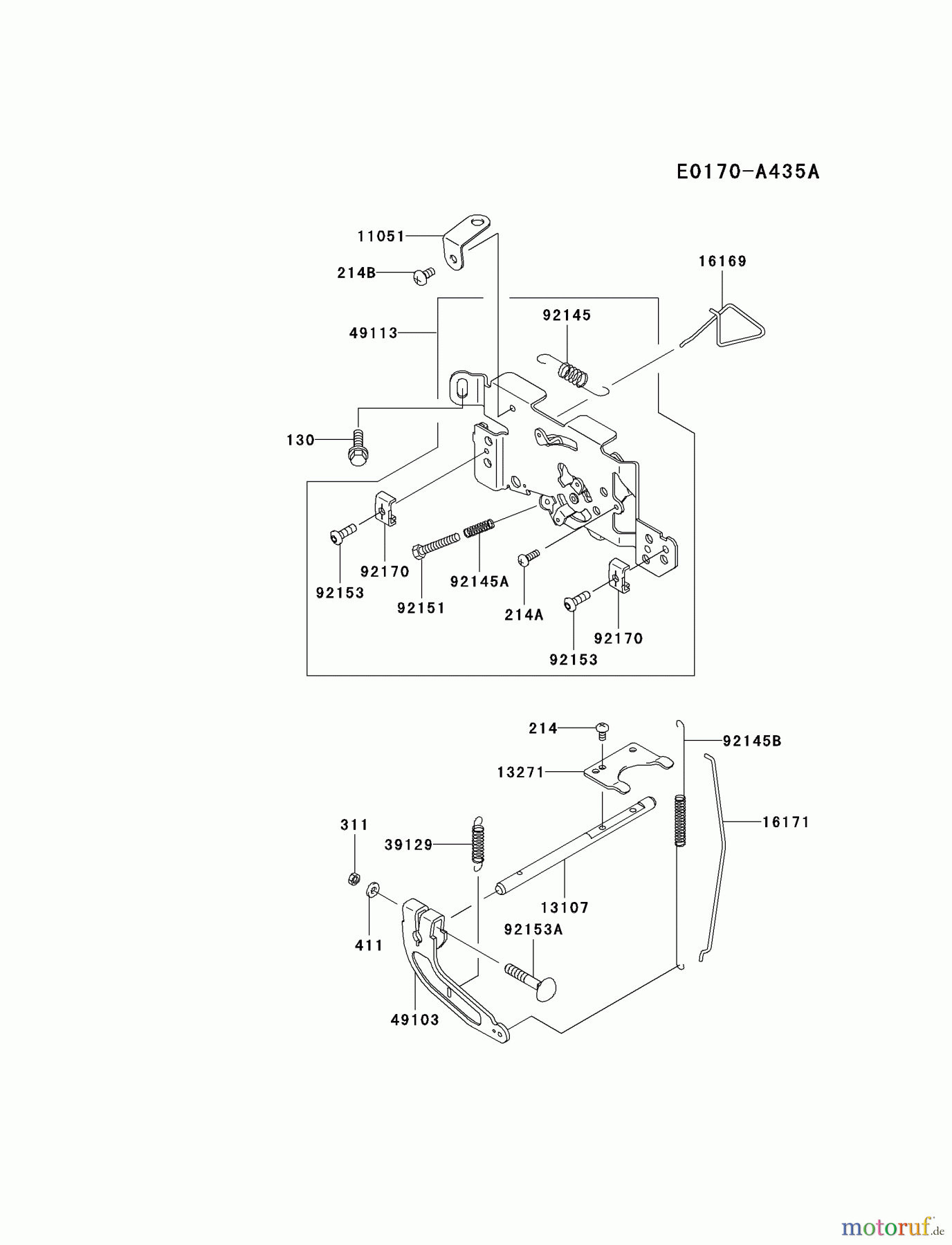 Kawasaki Motoren Motoren Vertikal FA210V - AS02 bis FH641V - DS24 FH641V-AS20 - Kawasaki FH641V 4-Stroke Engine CONTROL-EQUIPMENT