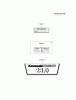 Kawasaki Motoren FH641V - DS25 bis FS481V - BS13 FH680V-HS12 - Kawasaki FH680V 4-Stroke Engine Ersatzteile LABEL