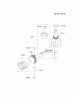 Kawasaki Motoren FH641V - DS25 bis FS481V - BS13 FJ180V-BM13 - Kawasaki FJ180V 4-Stroke Engine Ersatzteile PISTON/CRANKSHAFT