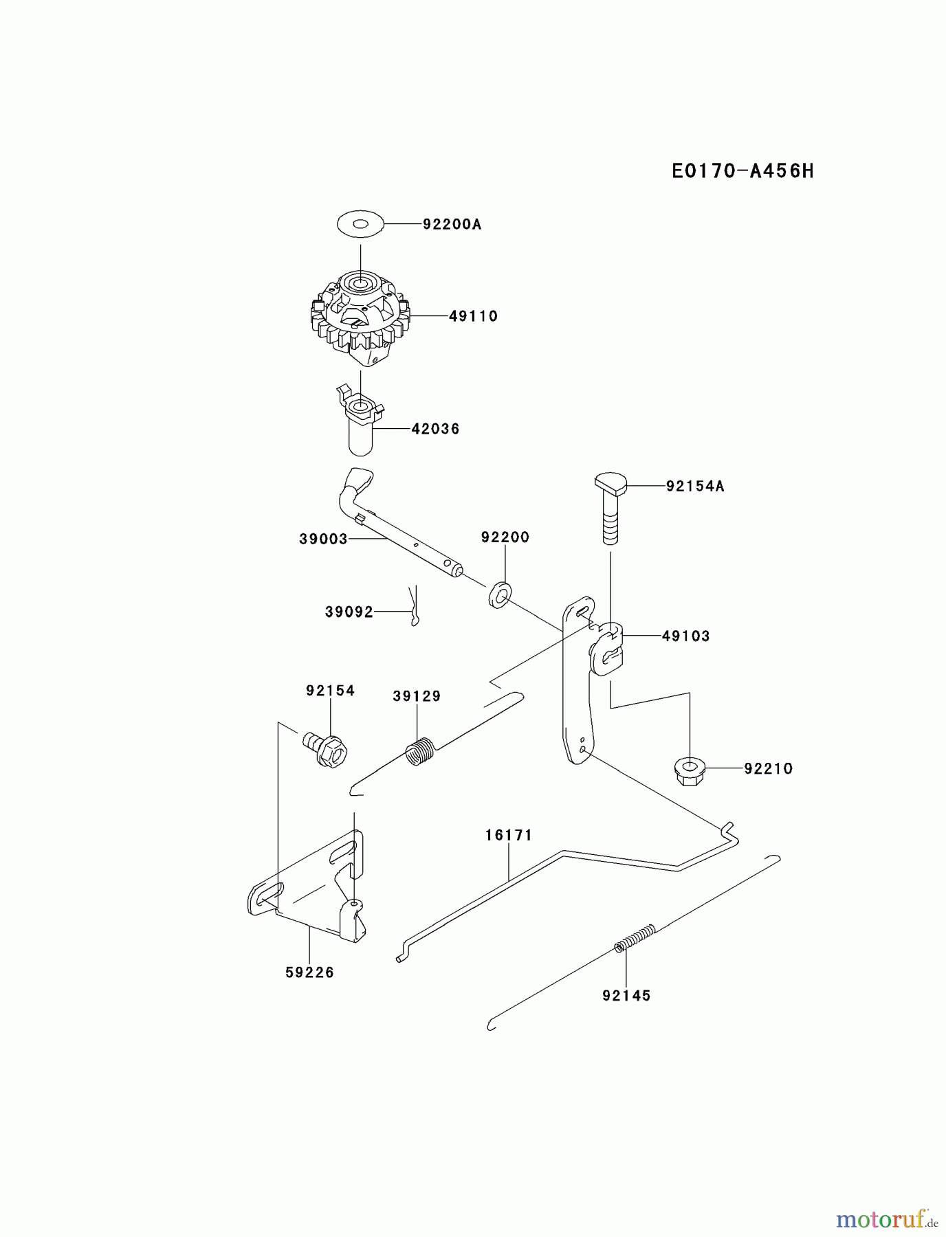  Kawasaki Motoren Motoren Vertikal FH641V - DS25 bis FS481V - BS13 FJ180V-BM18 - Kawasaki FJ180V 4-Stroke Engine CONTROL-EQUIPMENT