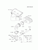 Kawasaki Motoren FH641V - DS25 bis FS481V - BS13 FR691V-AS17 - Kawasaki FR691V 4-Stroke Engine Ersatzteile AIR-FILTER/MUFFLER