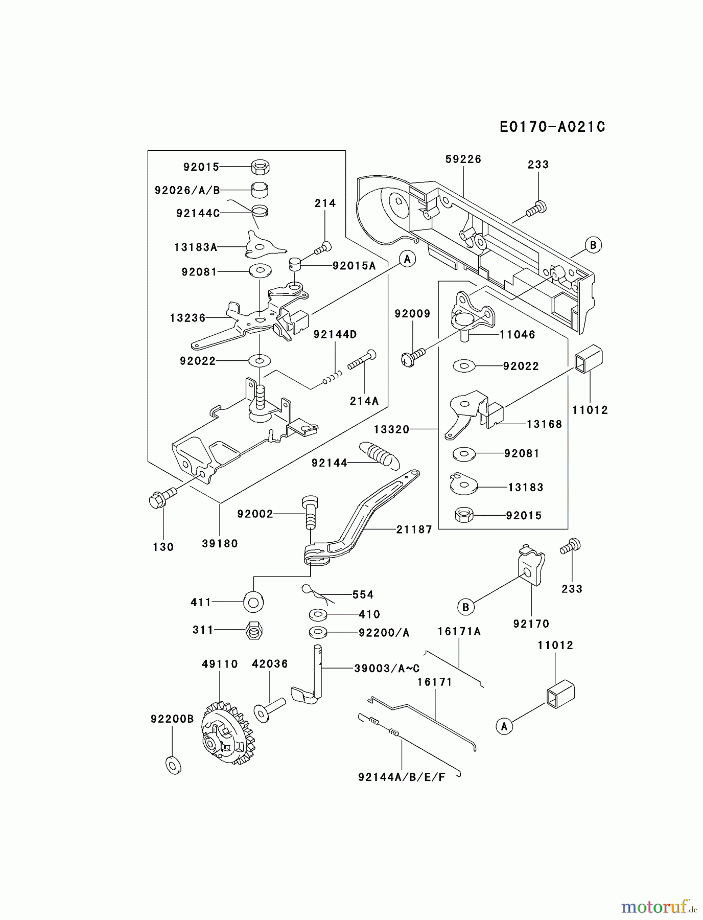  Kawasaki Motoren Motoren, Horizontal FE290D-CS03 - Kawasaki FE290D 4-Stroke Engine CONTROL-EQUIPMENT #2