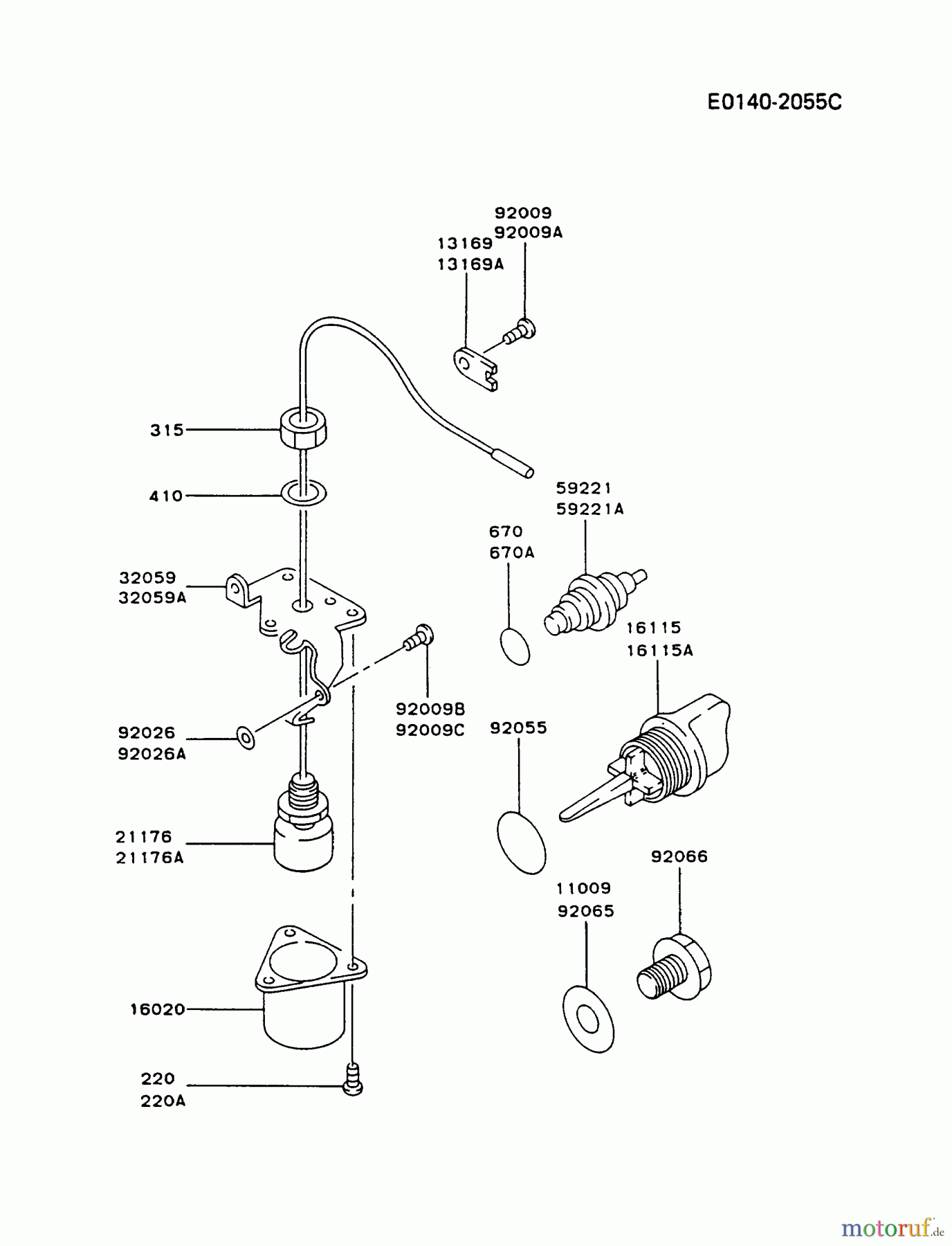  Kawasaki Motoren Motoren, Horizontal FG300D-FS01 - Kawasaki FG300D 4-Stroke Engine LUBRICATION-EQUIPMENT