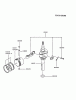 Kawasaki Motoren FA210V - AS02 bis FH641V - DS24 FA210V-BS01 - Kawasaki FA210V 4-Stroke Engine Ersatzteile PISTON/CRANKSHAFT