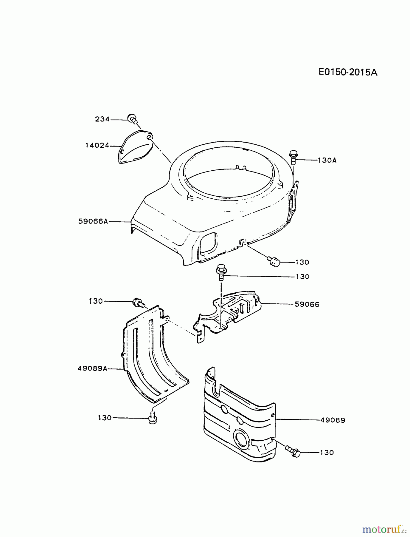 Kawasaki Motoren Motoren Vertikal FA210V - AS02 bis FH641V - DS24 FB460V-CS20 - Kawasaki FB460V 4-Stroke Engine COOLING-EQUIPMENT