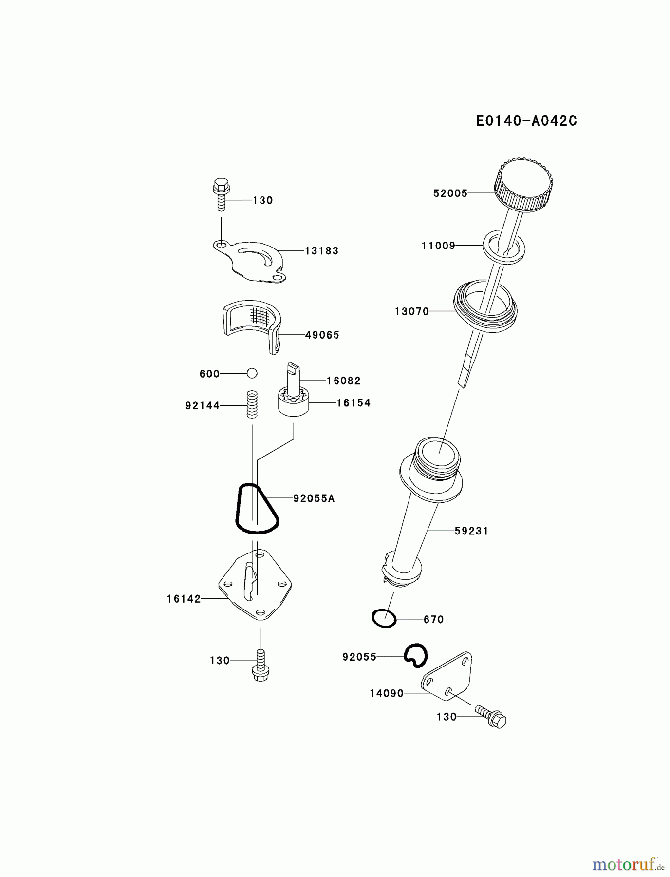 Kawasaki Motoren Motoren Vertikal FA210V - AS02 bis FH641V - DS24 FC150V-ES26 - Kawasaki FC150V 4-Stroke Engine LUBRICATION-EQUIPMENT