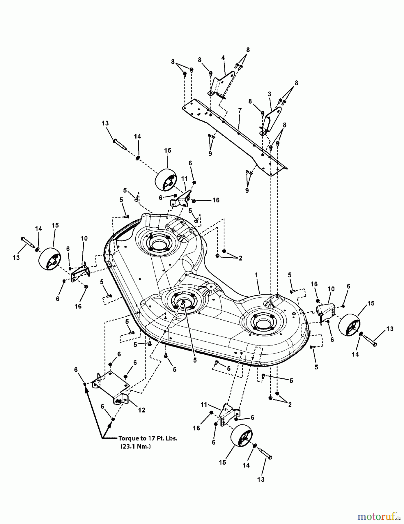  Murray Nullwendekreismäher, Zero-Turn 107.280073 (7800690A) - Craftsman ZTS7000, 285Z, 26HP B&S w/52