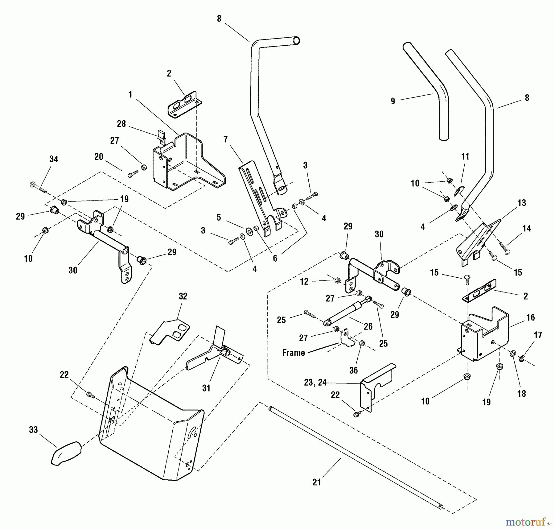  Murray Nullwendekreismäher, Zero-Turn ZT1644E (2690431) - Murray , 16HP Hydro w/44